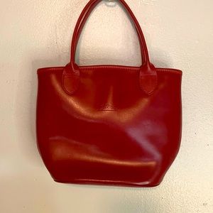 Long Champ satchel NWOT leather purse